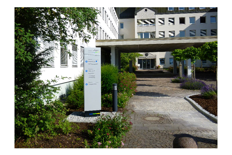 Aussenwerbung, Schilder, Pylon, Kempten