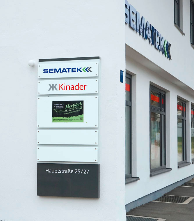 Aussenwerbeanlage, Schilder