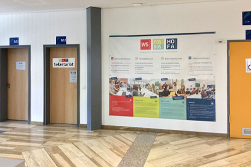 Beispiel Leitsystem, Aussenwerbung Kemtpen