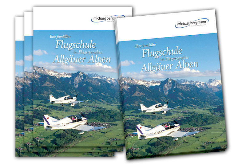 Flugschule Durach, Imageprospekt