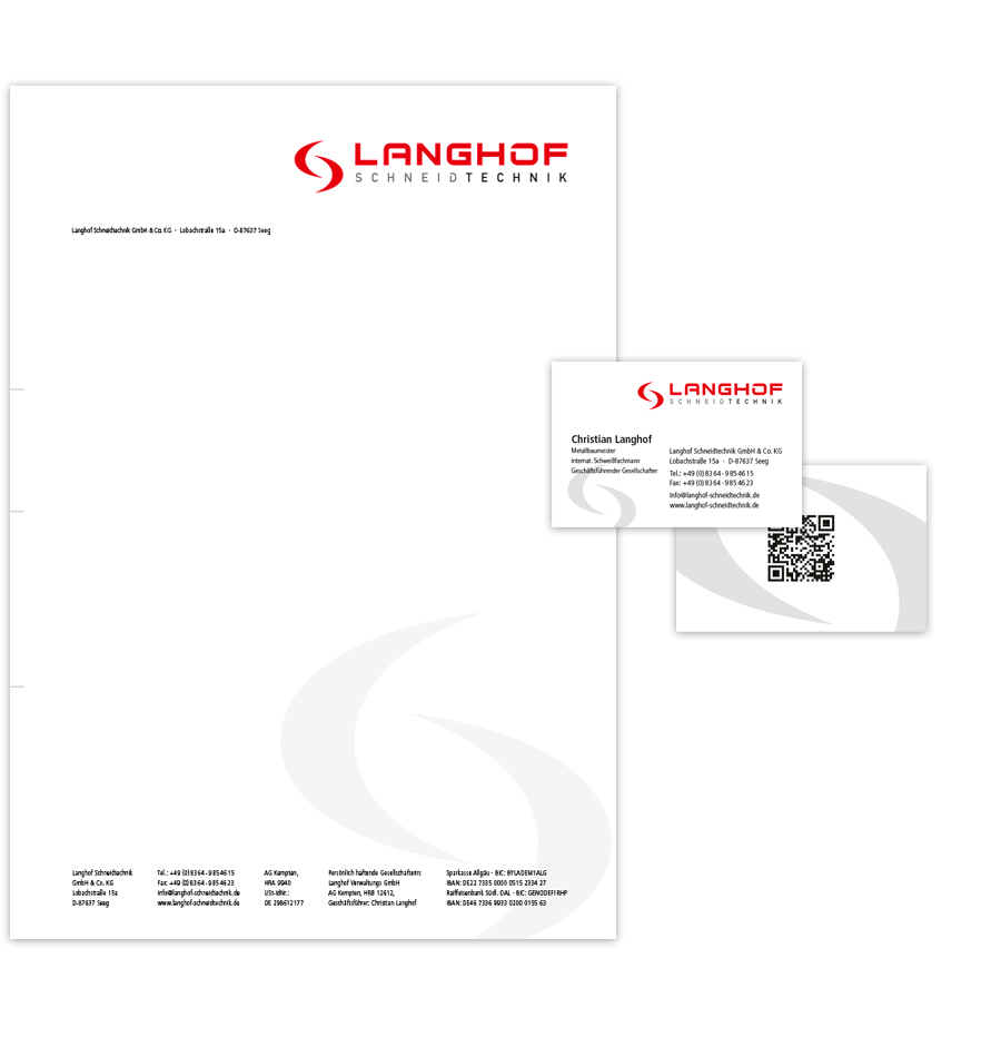 Briefbogen / Visitenkarten / Logo gestalten in Kempten (Allgäu)