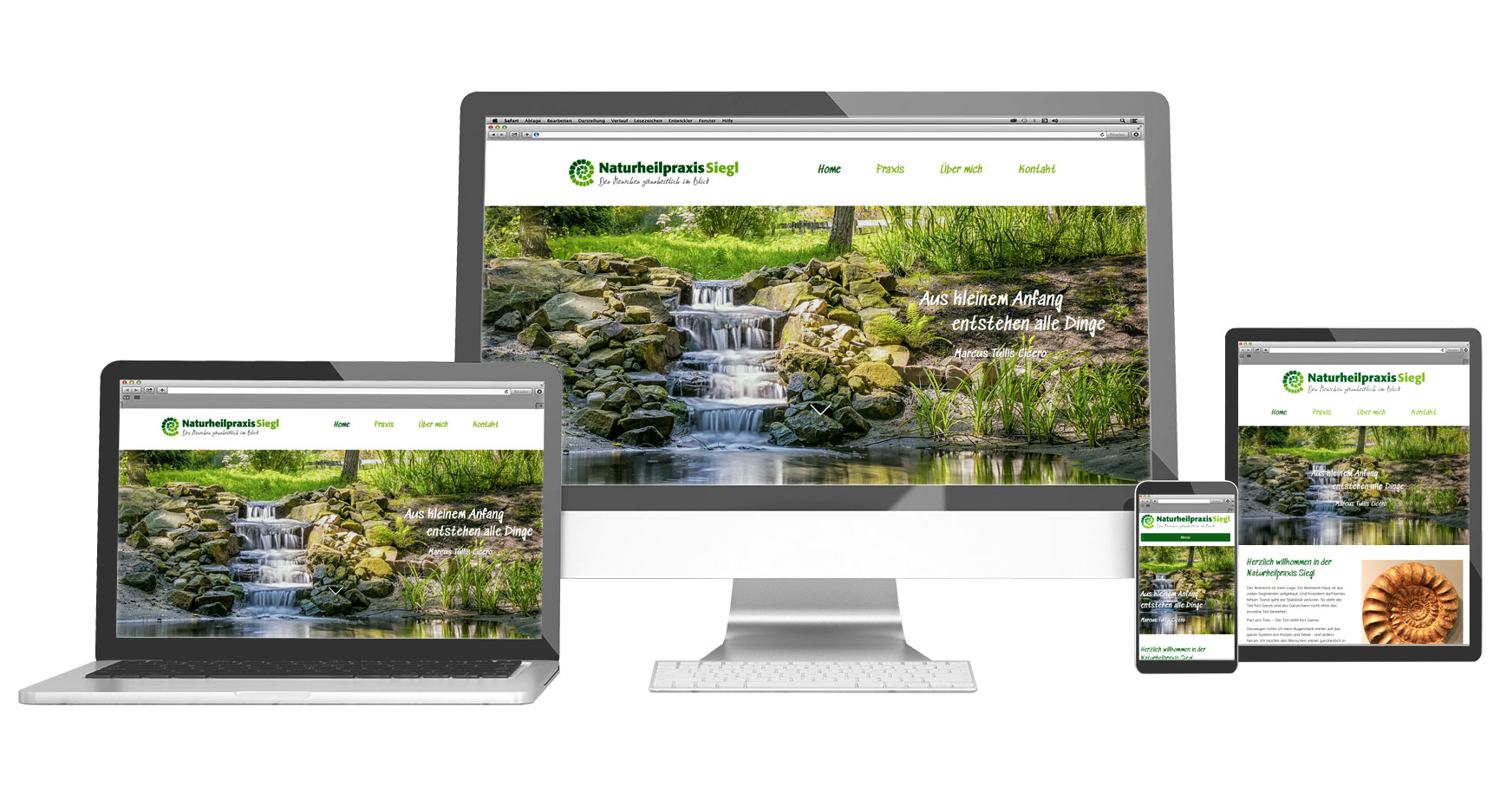 Internetseite Naturheilpraxis