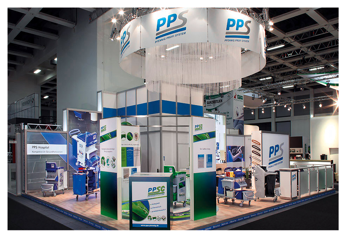 Gestaltung Messestand, Kempten