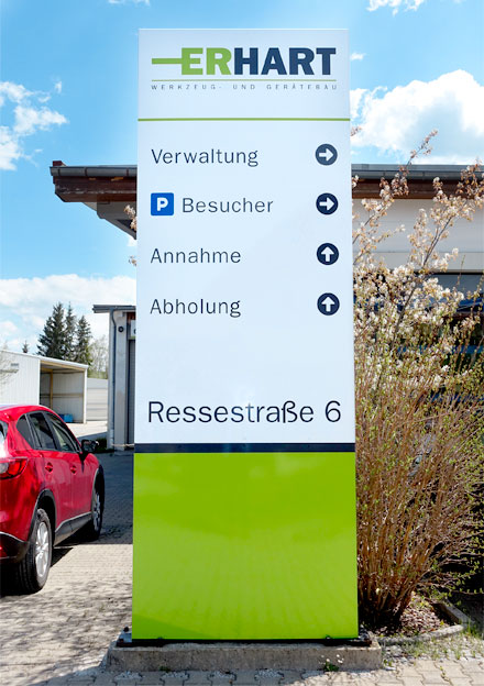 Beispiel Pylon, Aussenwerbung Kemtpen