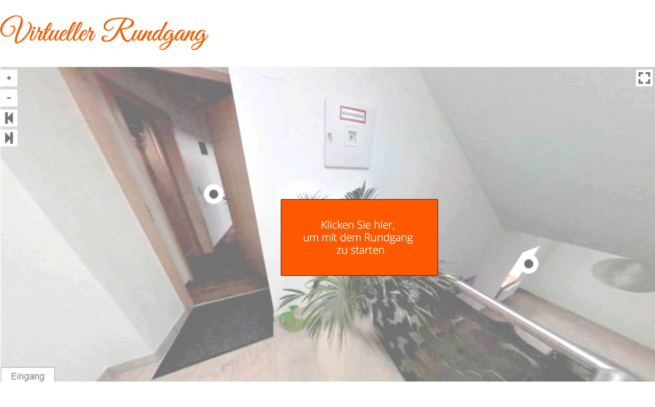 virtueller Rundgang - Internetseite